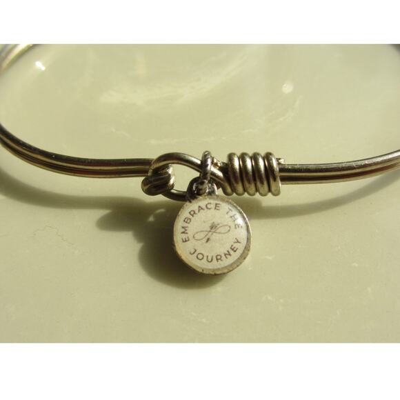 Luca + Danni May Birthstone Minimalist Bangle Bracelet - Picture 4 of 5